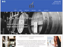 Eagle Harbor Winery Co. by HawkFeather Web Design