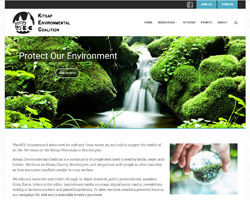 Kitsap Environmental Coalition by HawkFeather Web Design